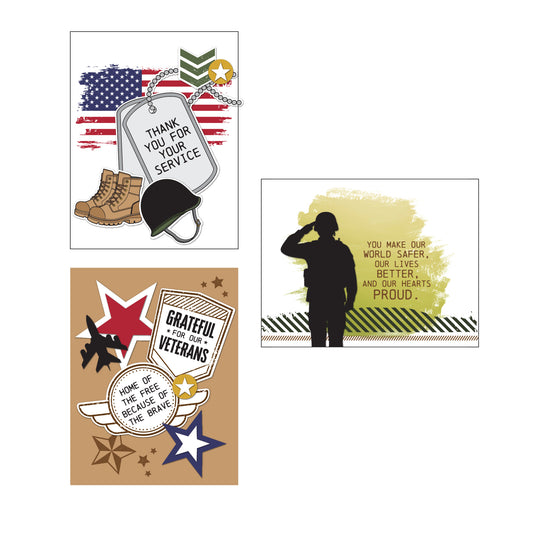 DP M STAMP & DIE THANK YOU FOR YOUR SERVICE KIT