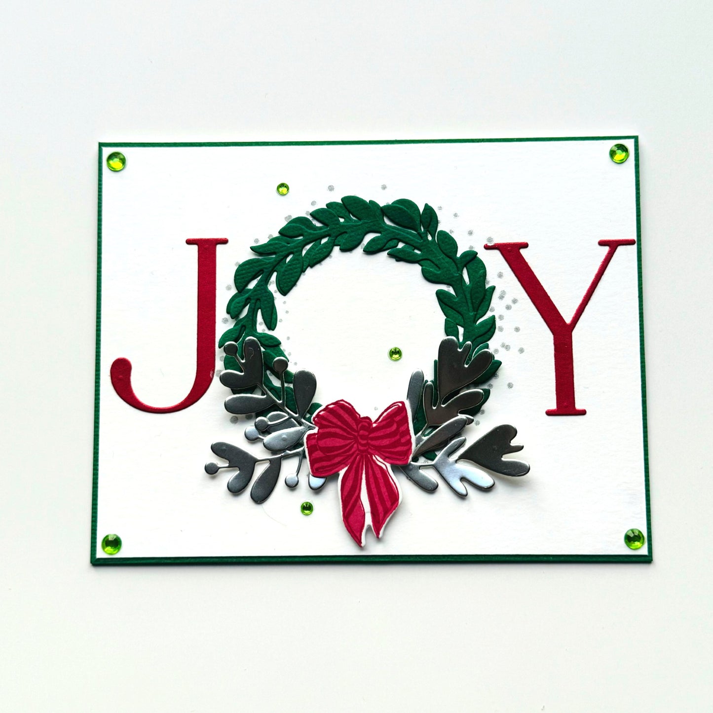 DP Stamp Die Stencil Kit JOY Wreath