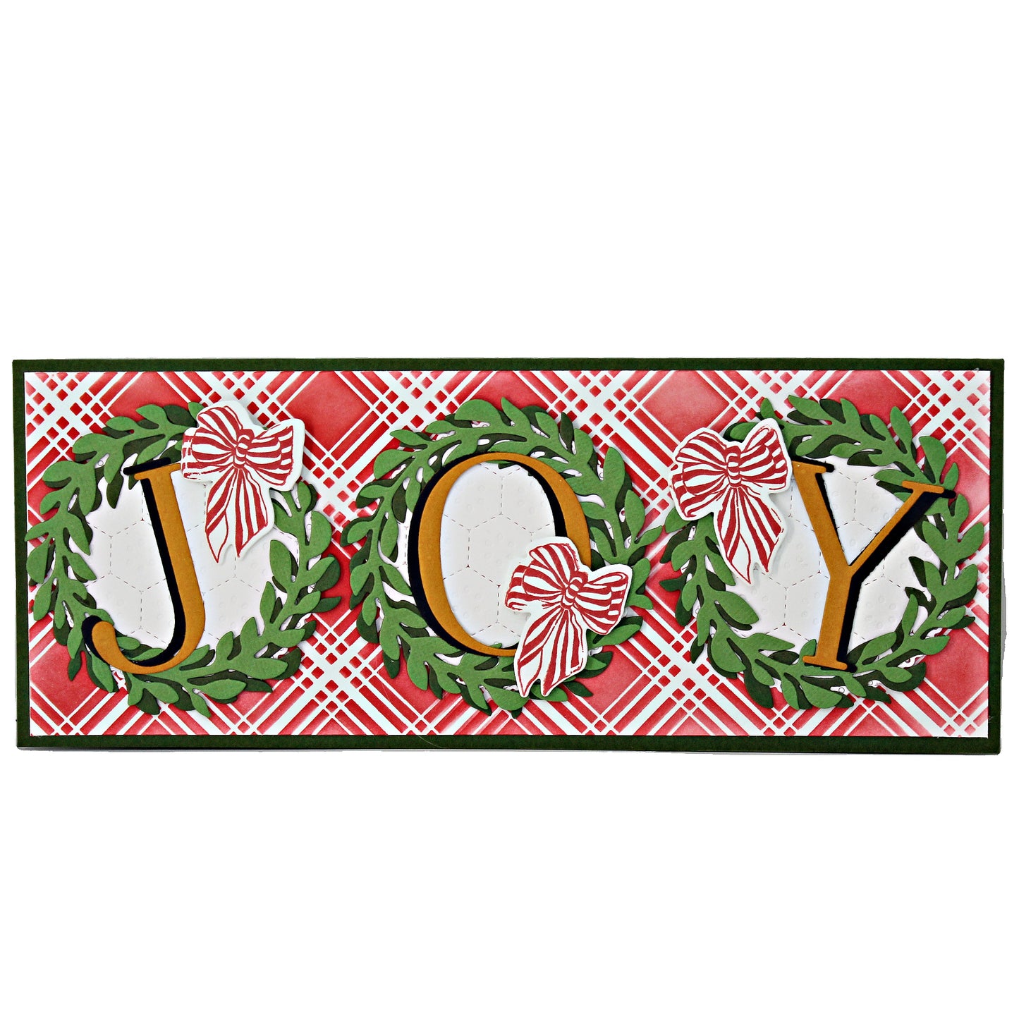 DP Stamp Die Stencil Kit JOY Wreath