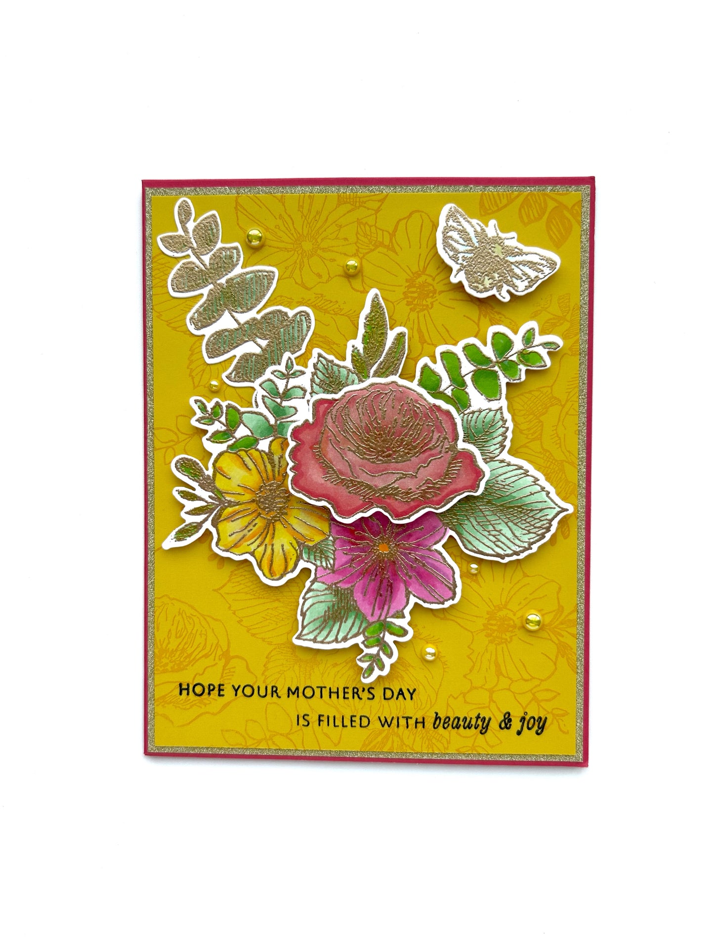 DP Die Stamp Mother's Blooms