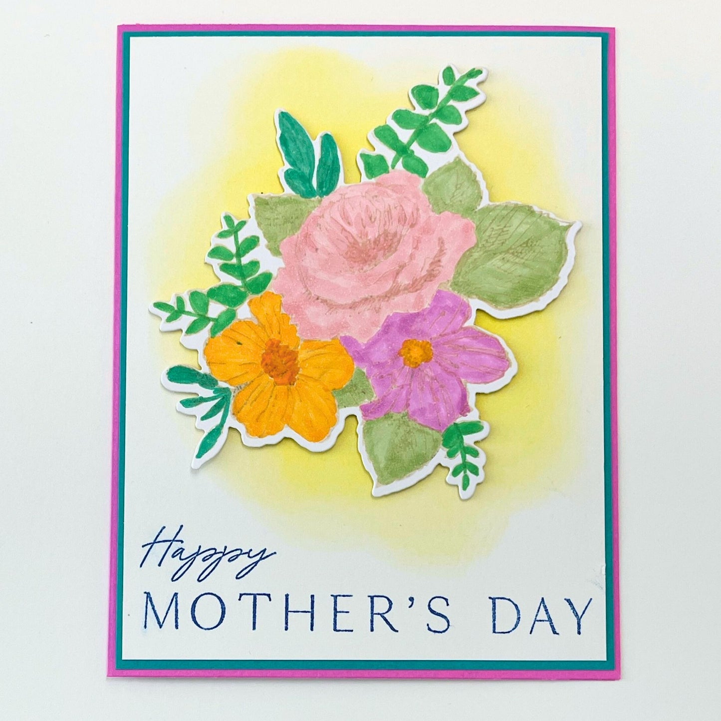 DP Die Stamp Mother's Blooms