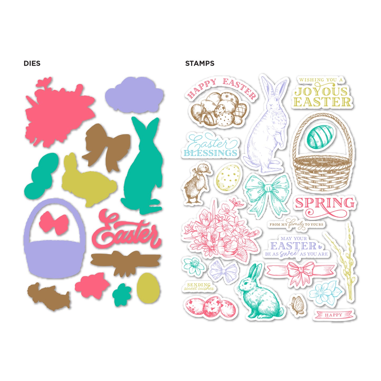 DP Die Stamp Vintage Easter