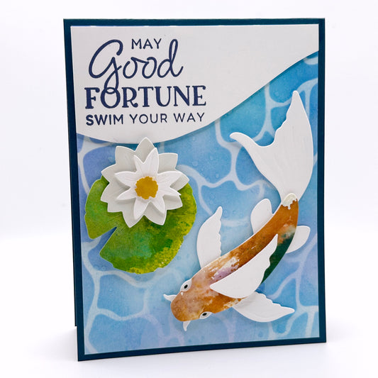 DP DIE, STAMP & STENCIL PEACE AND KOI