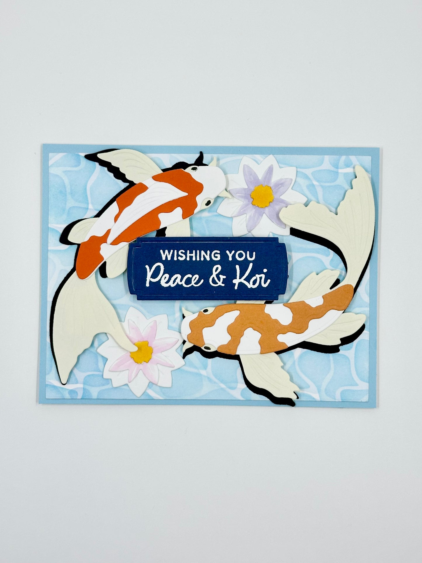 DP DIE, STAMP & STENCIL PEACE AND KOI