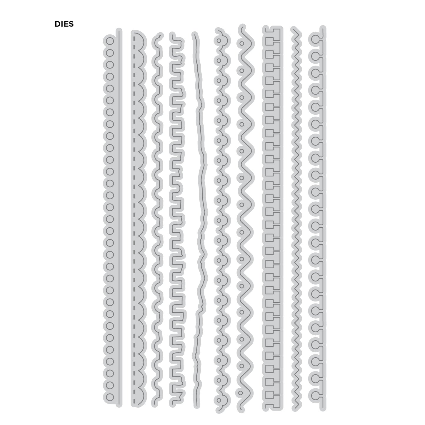 DP Border Dies Paper Edge
