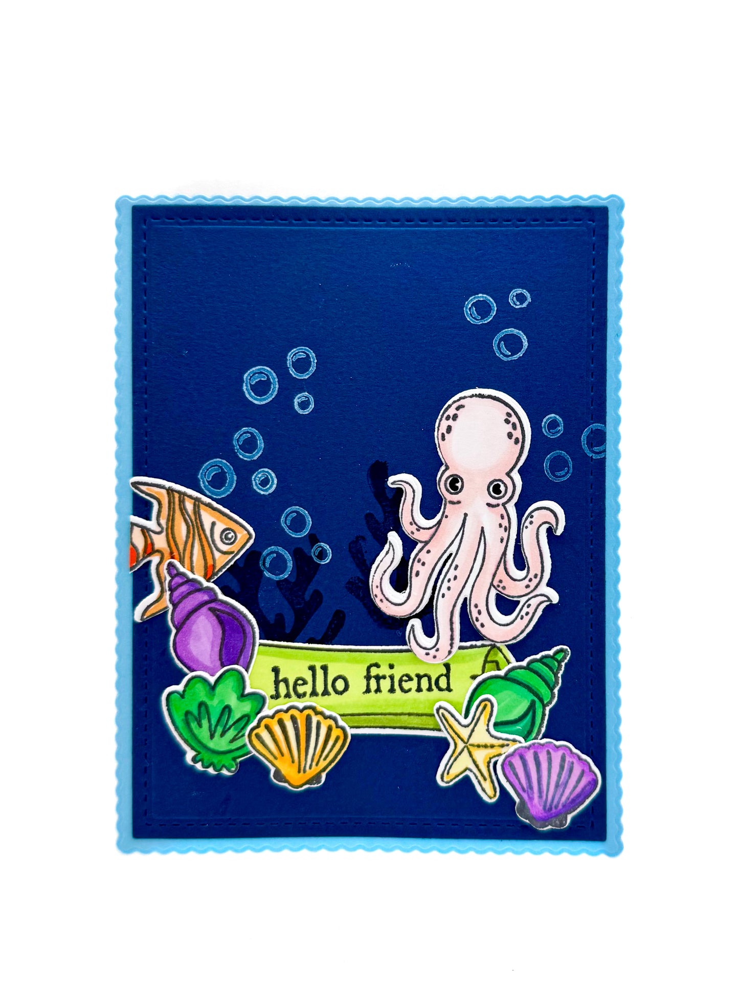 DP Stamp and Die Message In A Bottle