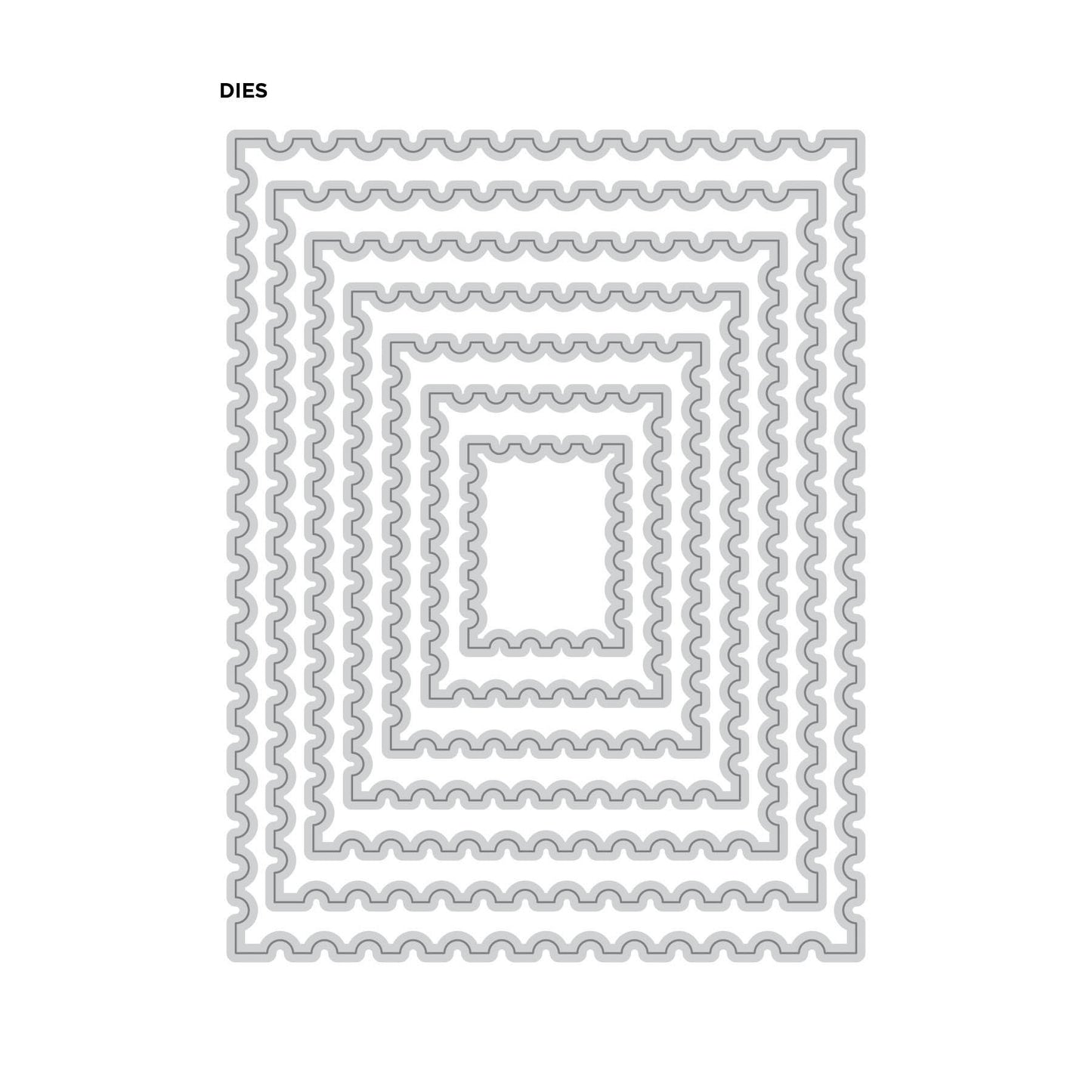 DP POSTAGE STAMP NESTING DIES