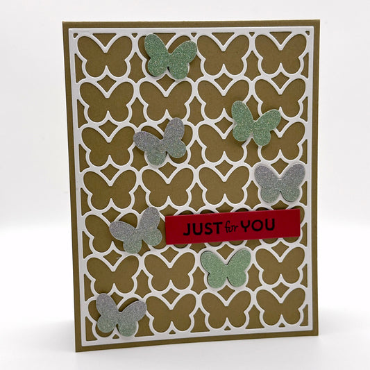 DP Background dies FLOWER BUTTERFLY STARS