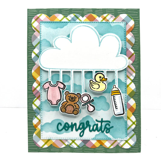 DP Hello Baby Stamp and Die