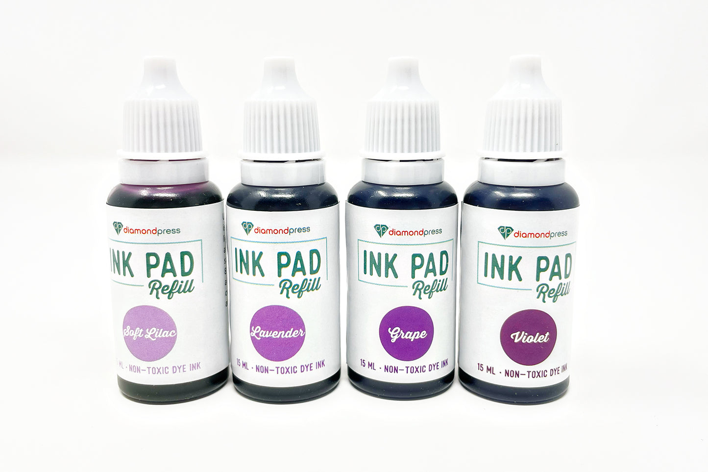 DP Re-Inkers Purples 4 pk 15ml