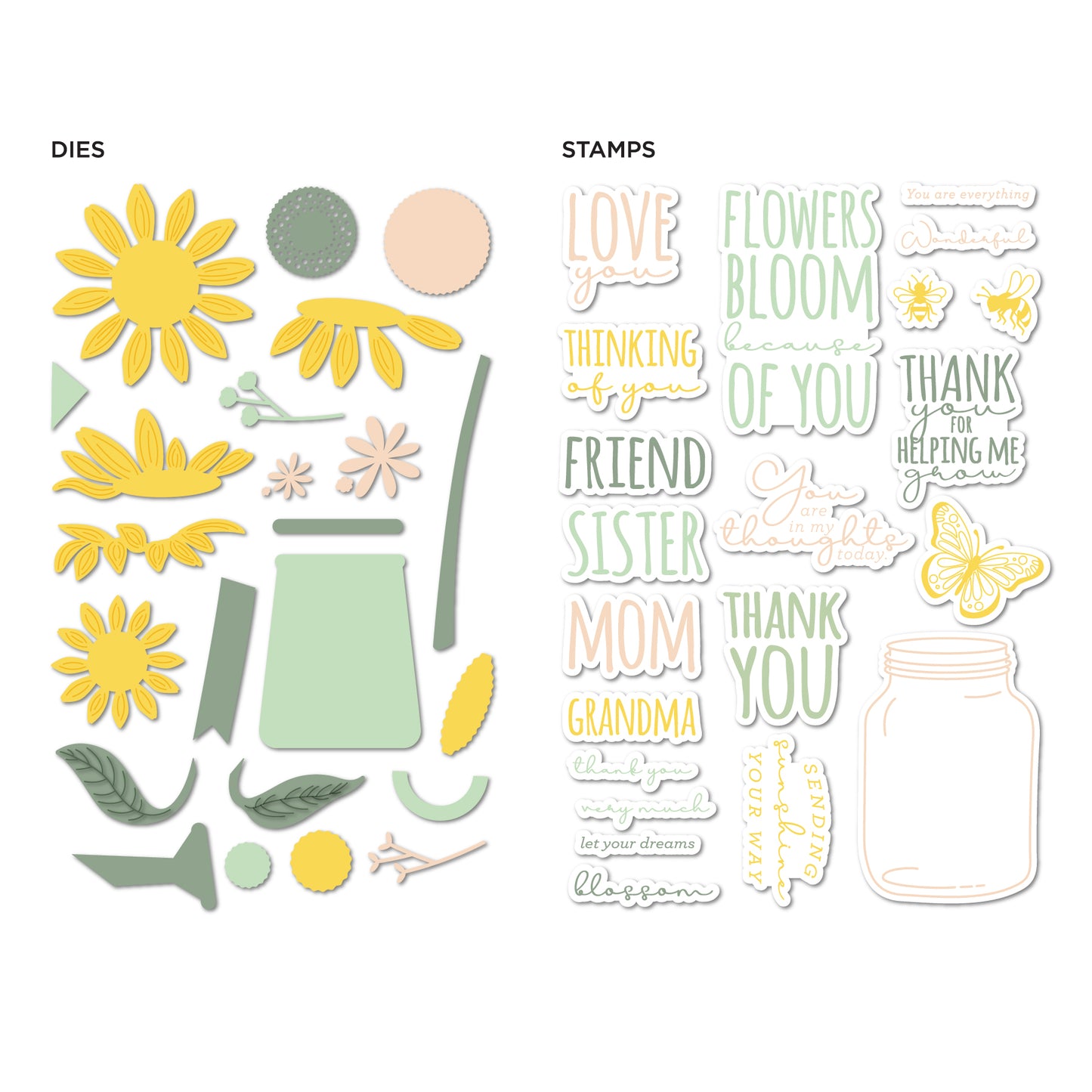DP Stamp Die Sending Sunshine