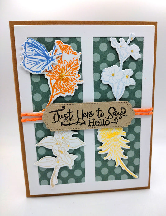 DP Stamp and Die Sketch Botanical