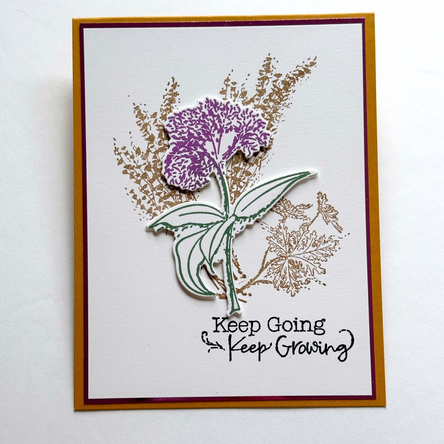 DP Stamp and Die Sketch Botanical