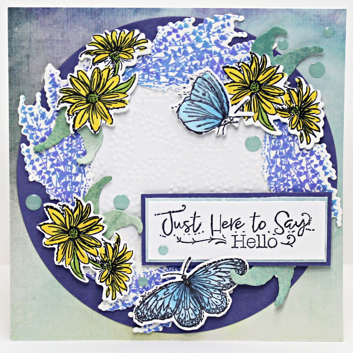 DP Stamp and Die Sketch Botanical