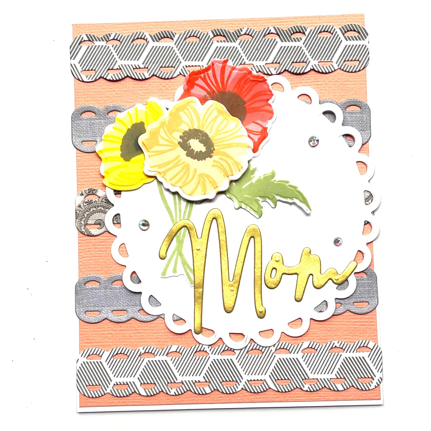 DP Stamp and Die Pretty Poppies