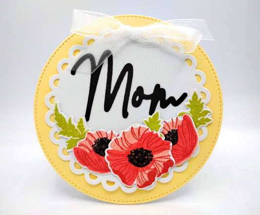 DP Stamp and Die Pretty Poppies