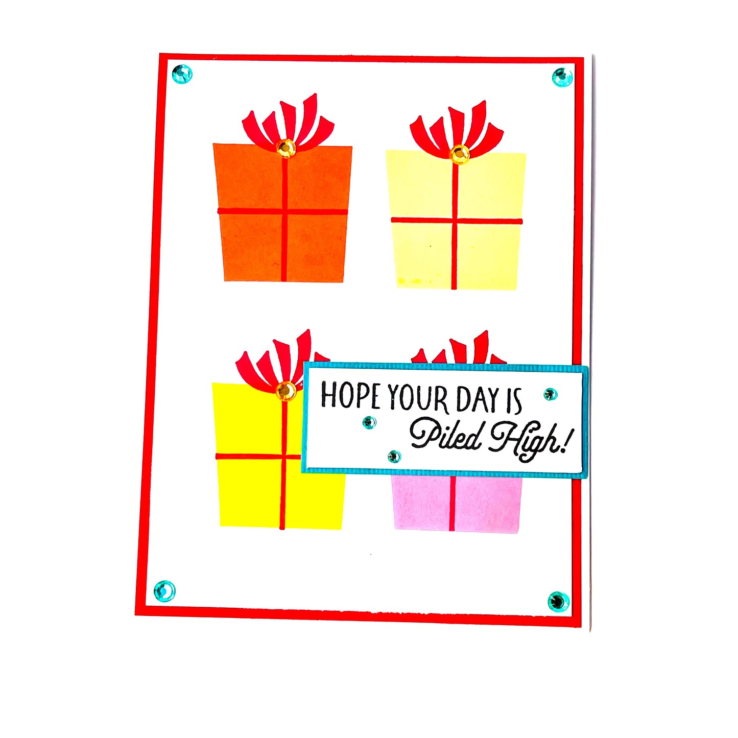 Die Stamp Stacked Present