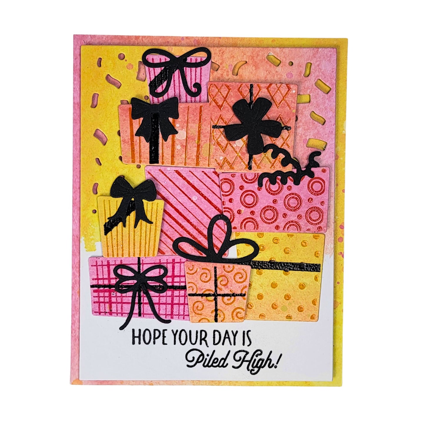 Die Stamp Stacked Present