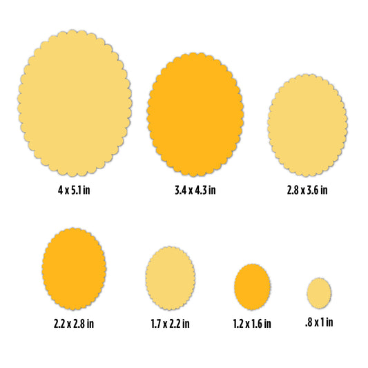 Scalloped Oval Nesting Dies NEW