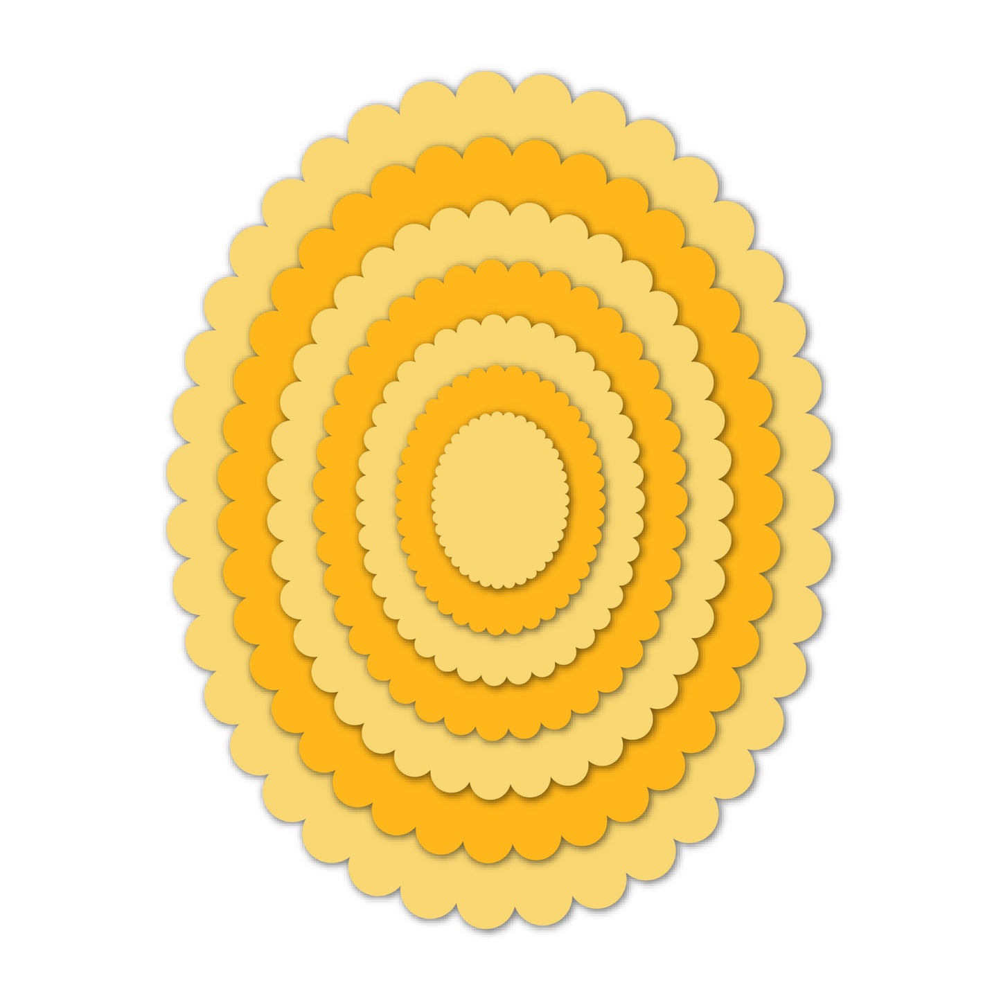 Scalloped Oval Nesting Dies NEW