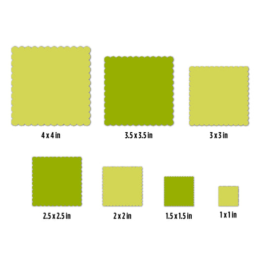 Scalloped Square Nesting Dies NEW