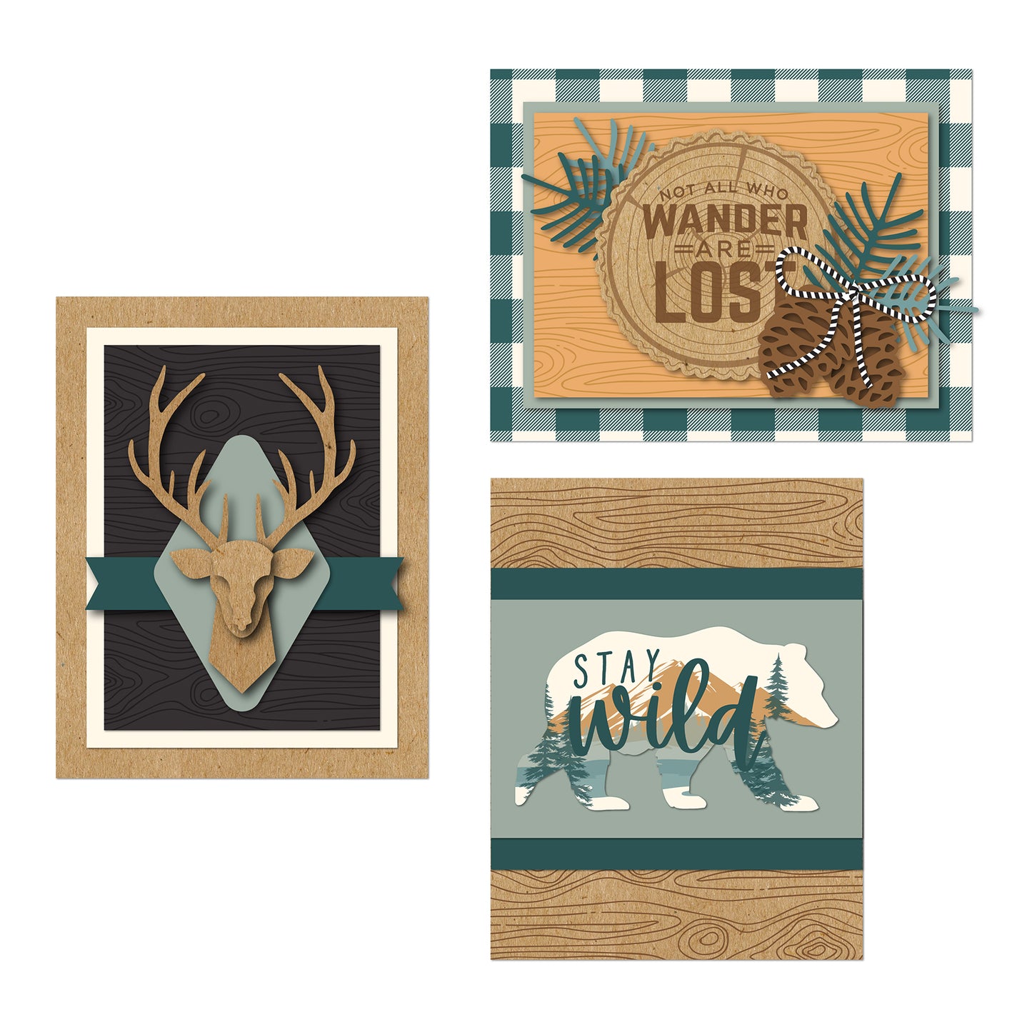 DP Stay Wild Stamp and Die Set