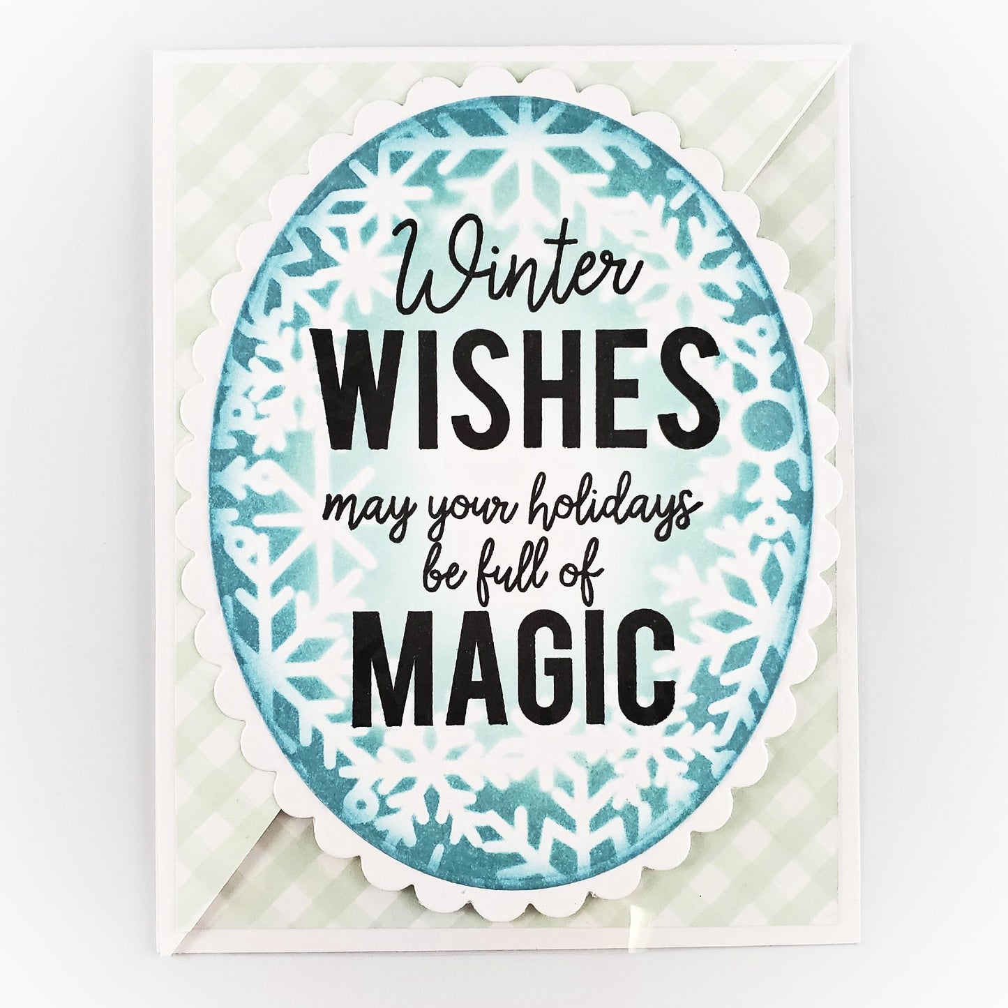 Snowflakes Stencil Kit w/ Ink & Dauber