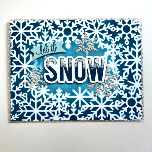 Snowflakes Stencil Kit w/ Ink & Dauber