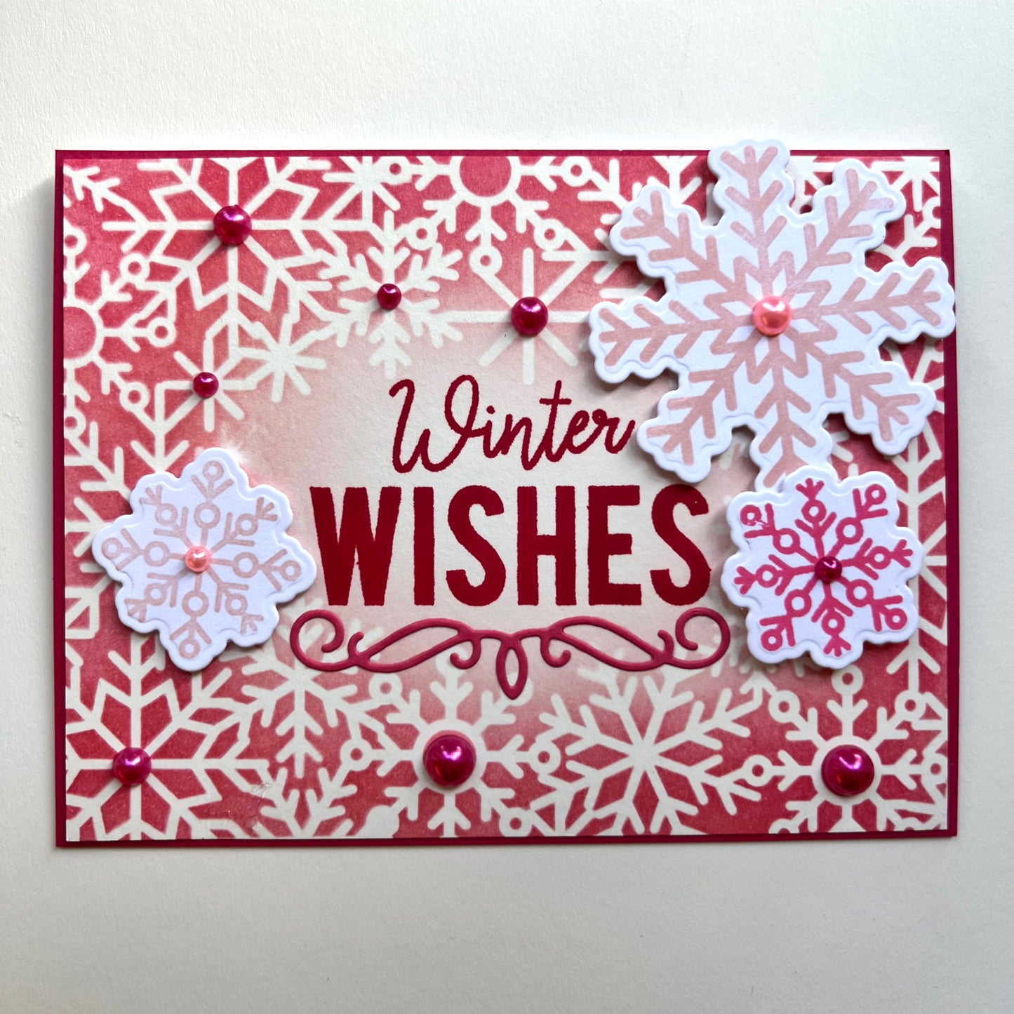 Snowflakes Stencil Kit w/ Ink & Dauber