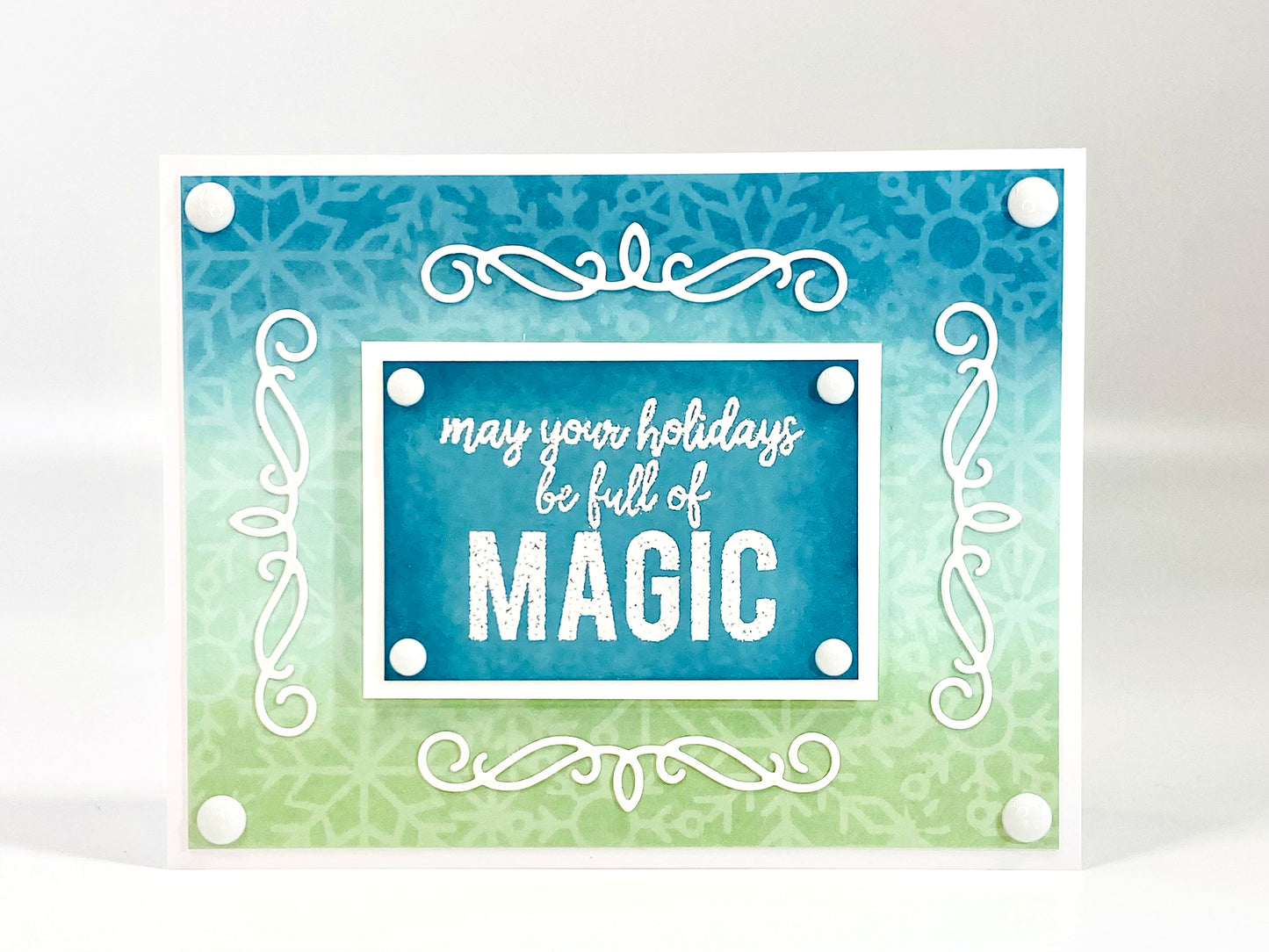 Snowflakes Stencil Kit w/ Ink & Dauber
