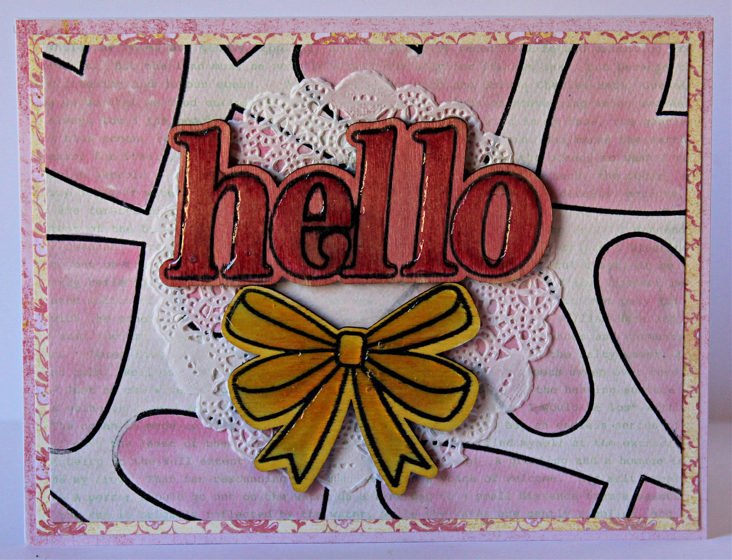 Die Stamp & Wood Veneer Kit - Spring Vibes