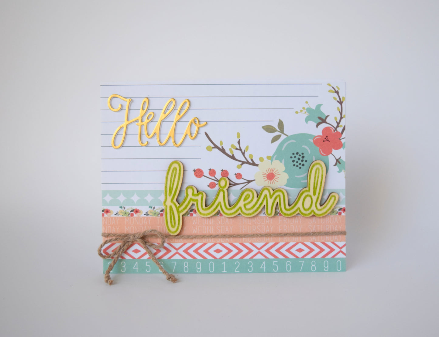 Die Stamp & Wood Veneer Kit - Spring Vibes