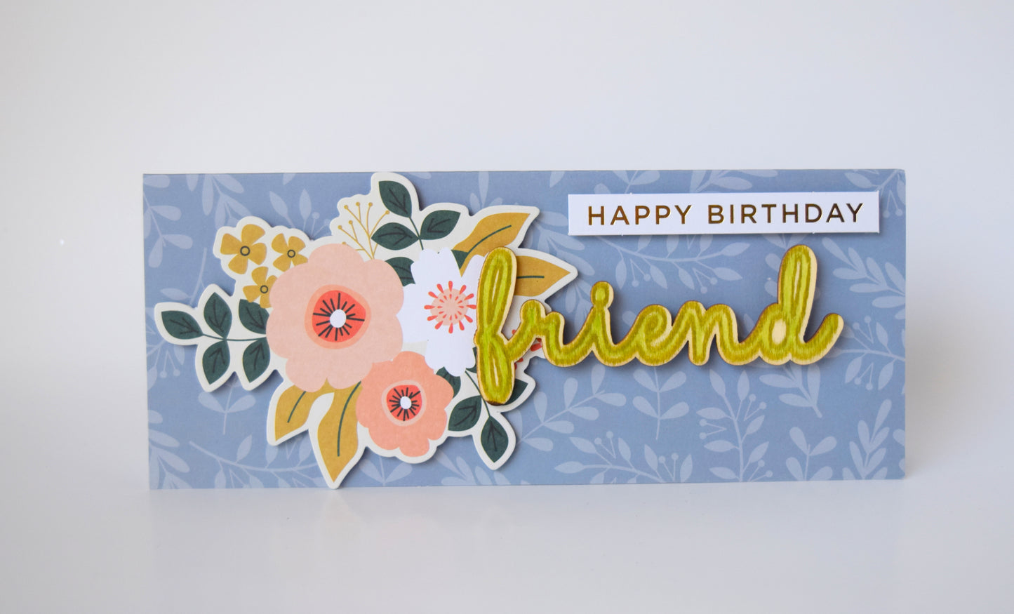 Die Stamp & Wood Veneer Kit - Spring Vibes