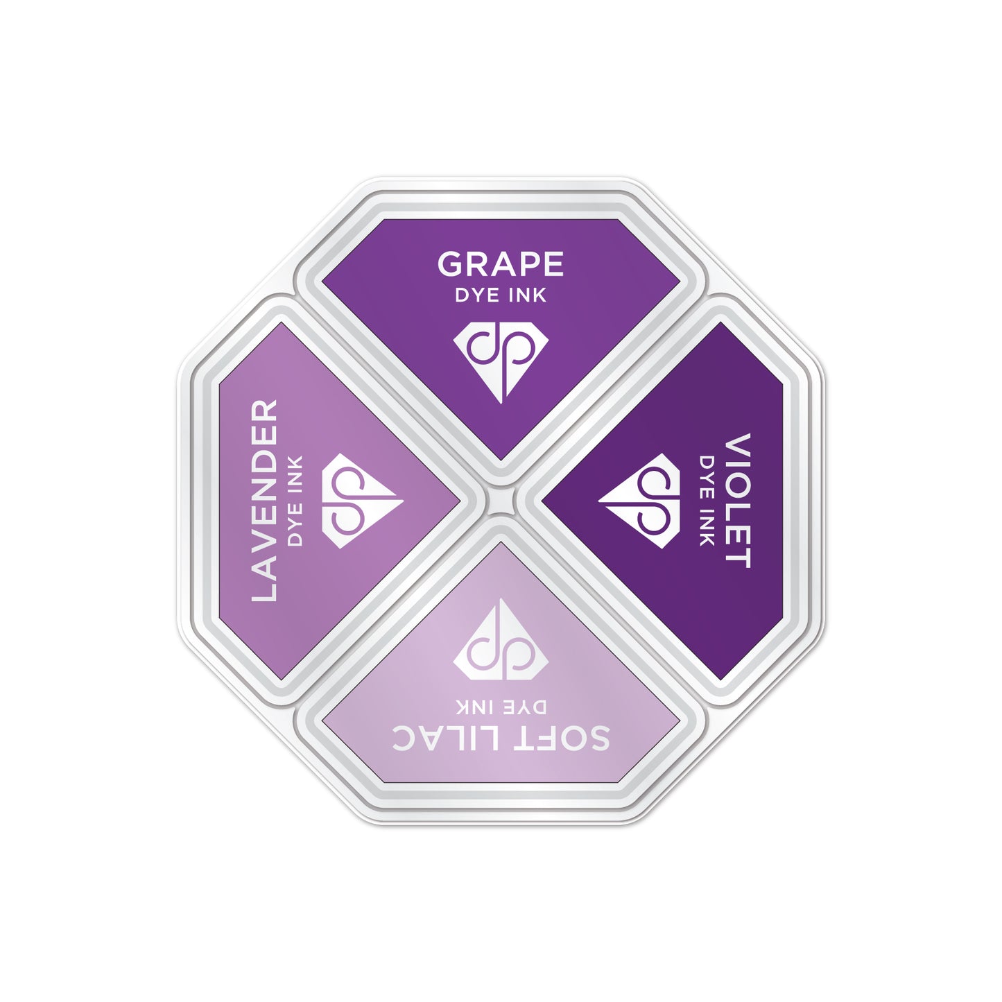 DP Ink Pads Purples 4pk