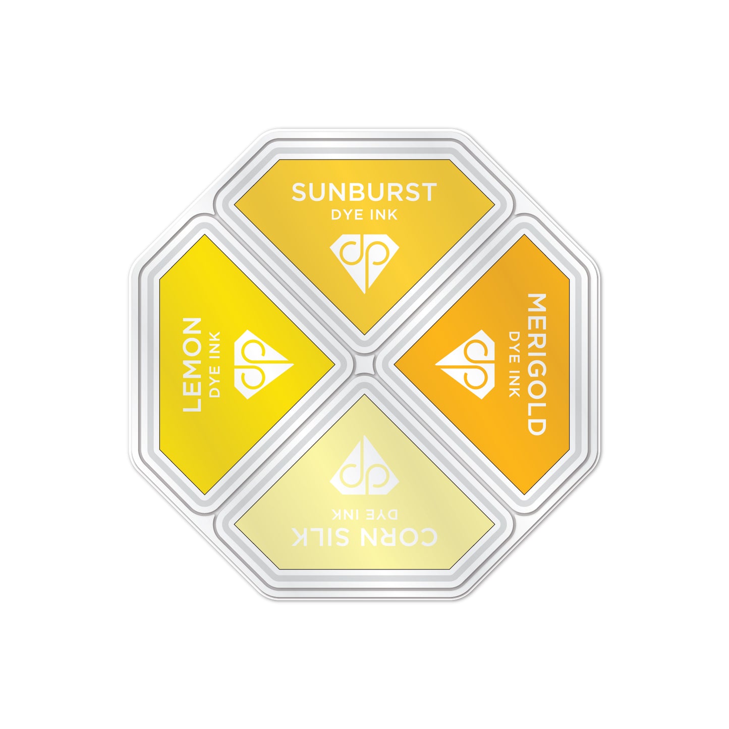 DP Ink Pads Yellows 4pk