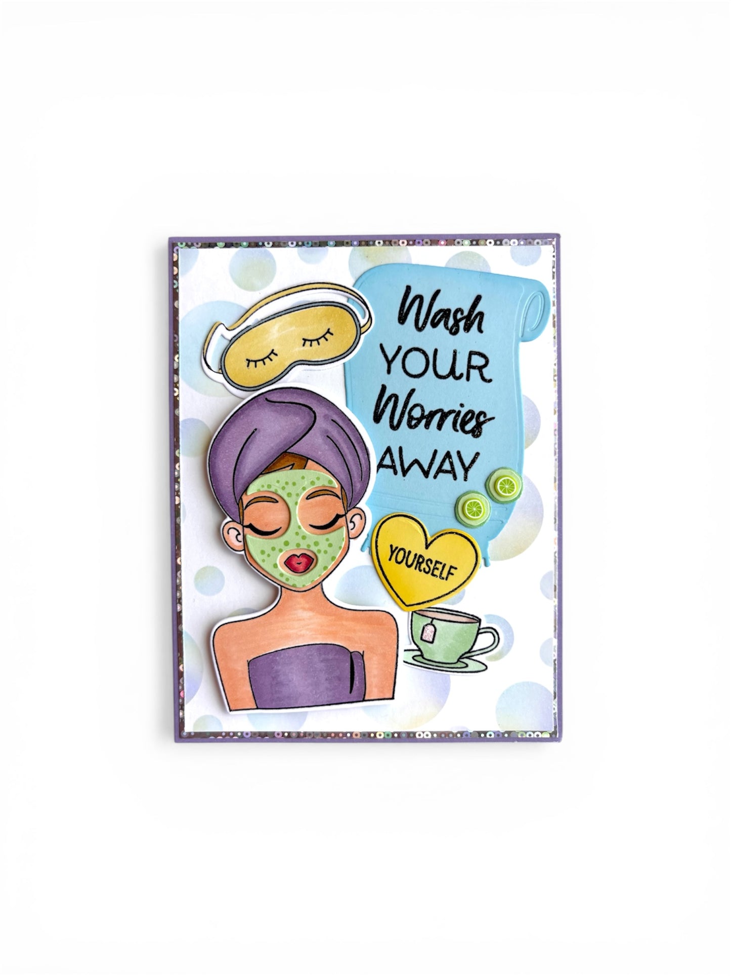 DP Self Care Die, Stamp and Stencil Kit