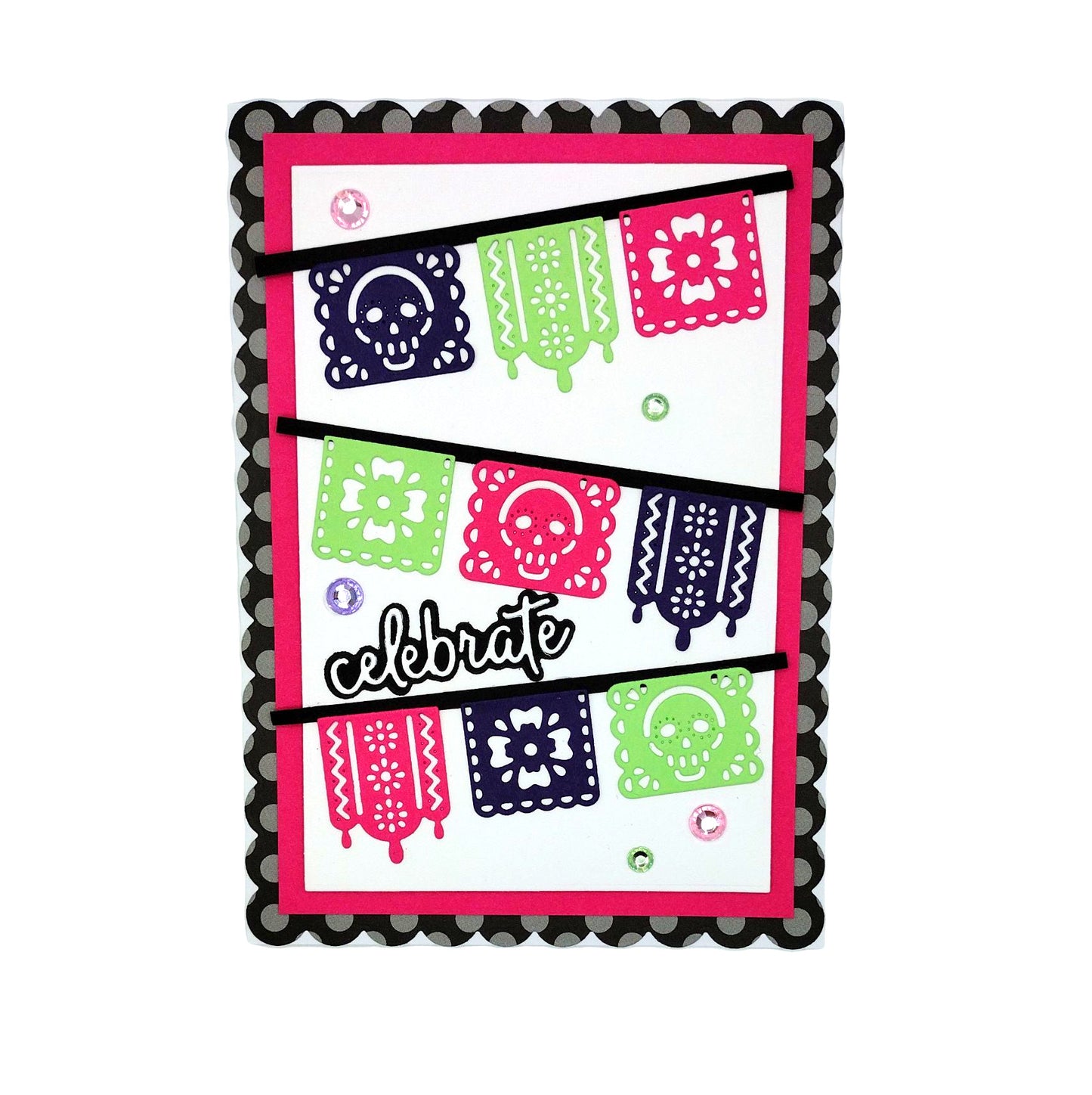 DP Day of the Dead Skull Builder Stamp, Die and Stencil Kit