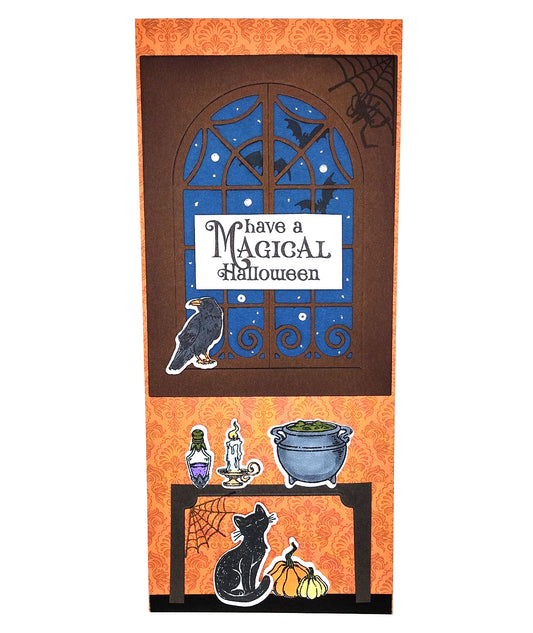 DP Halloween Apothecary Stamp, Die and Stencil Kit