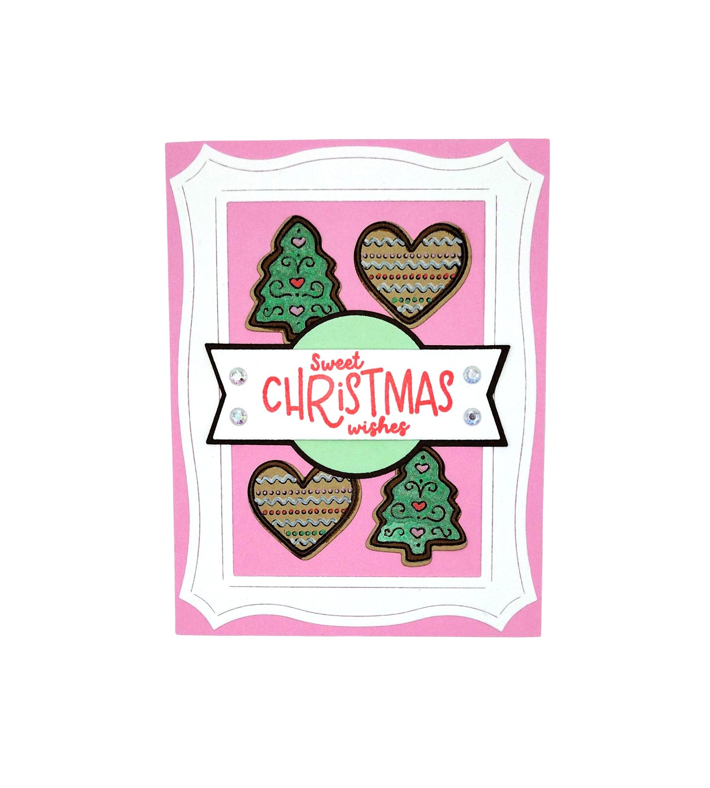 DP Baking Spirits Bright Stamp and Die CHRISTMAS