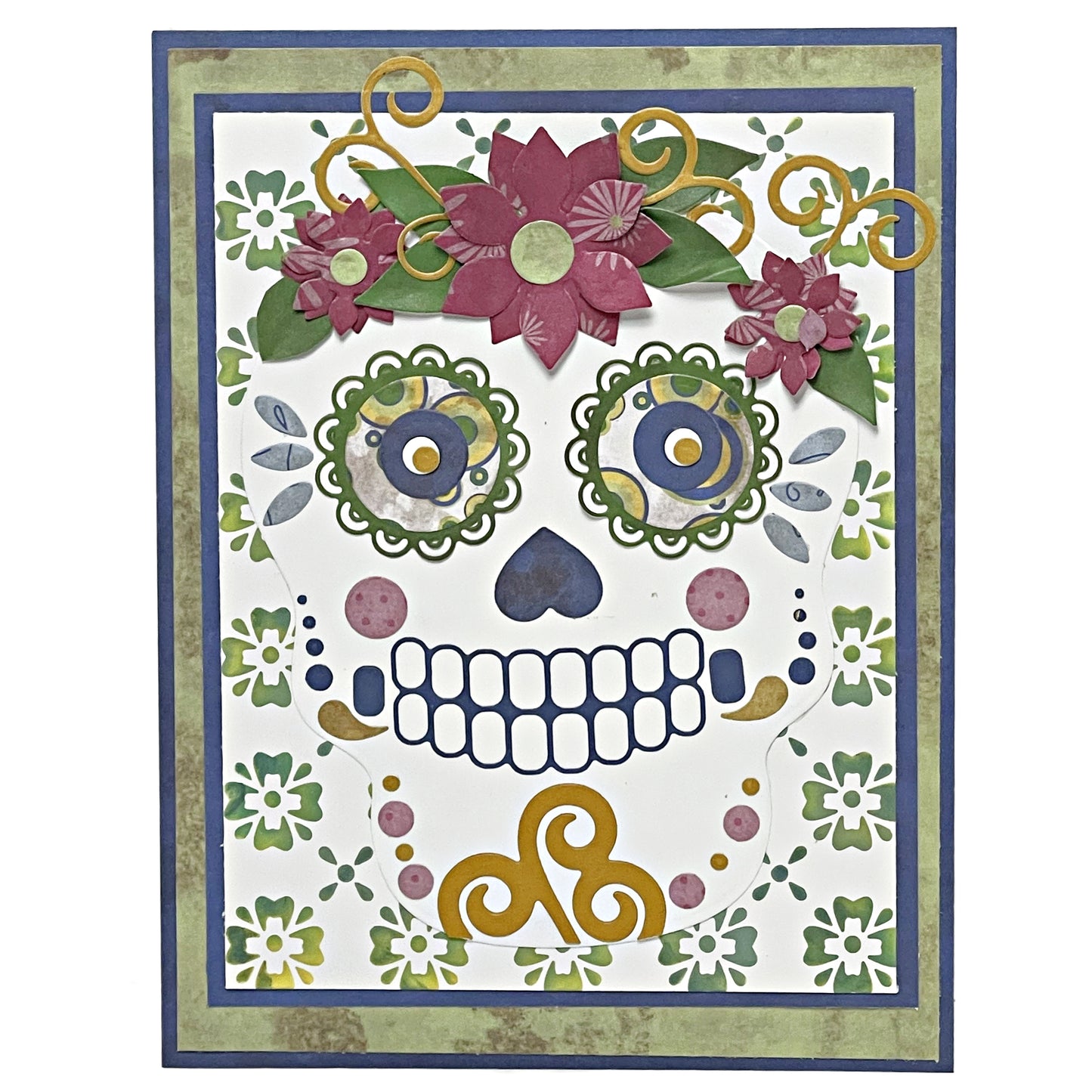 DP Day of the Dead Skull Builder Stamp, Die and Stencil Kit