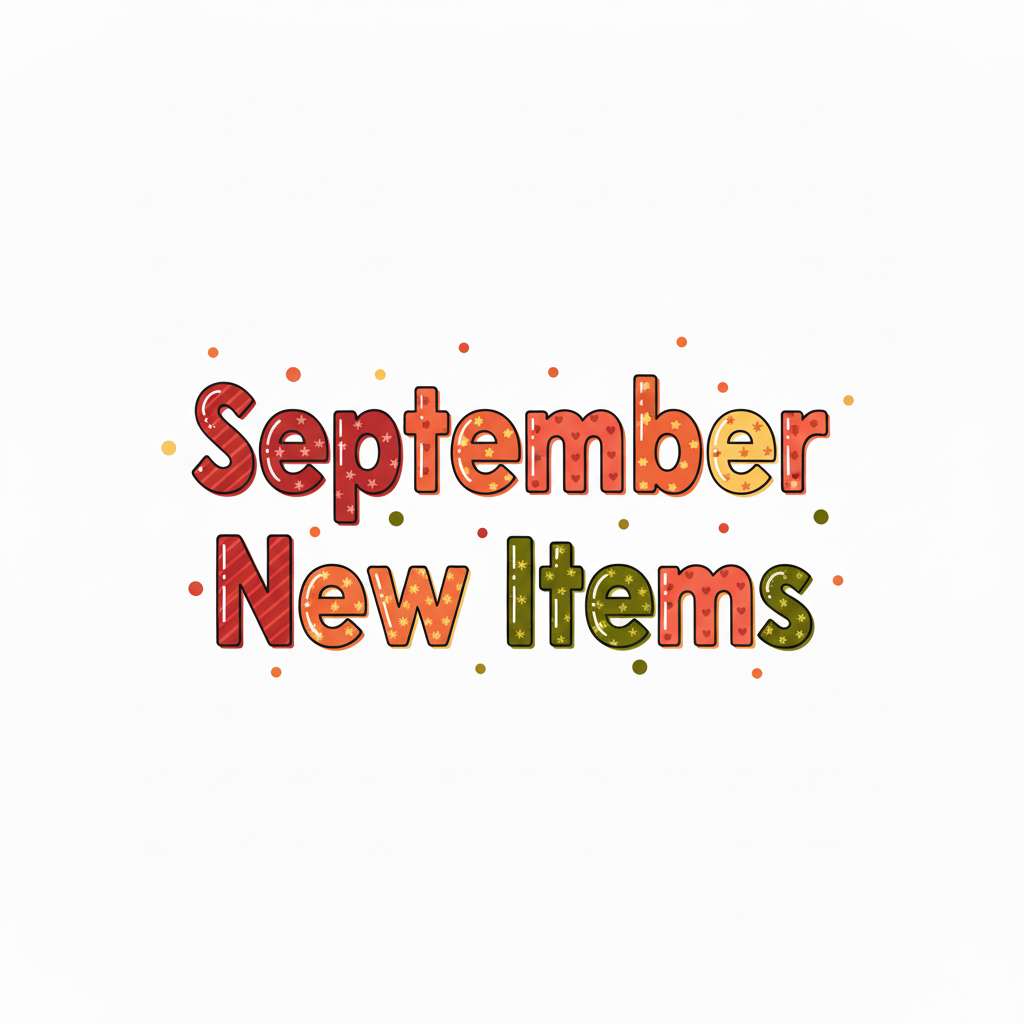1.1  September New Items