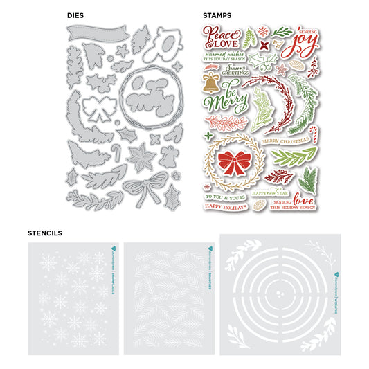 DP Wreath Builder Kit Stamp and Die