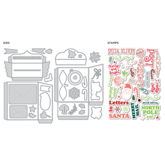 DP Merry Mailbox Stamp and Die Kit