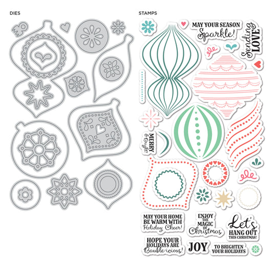 DP Vintage Ornaments Stamp and Die Kit