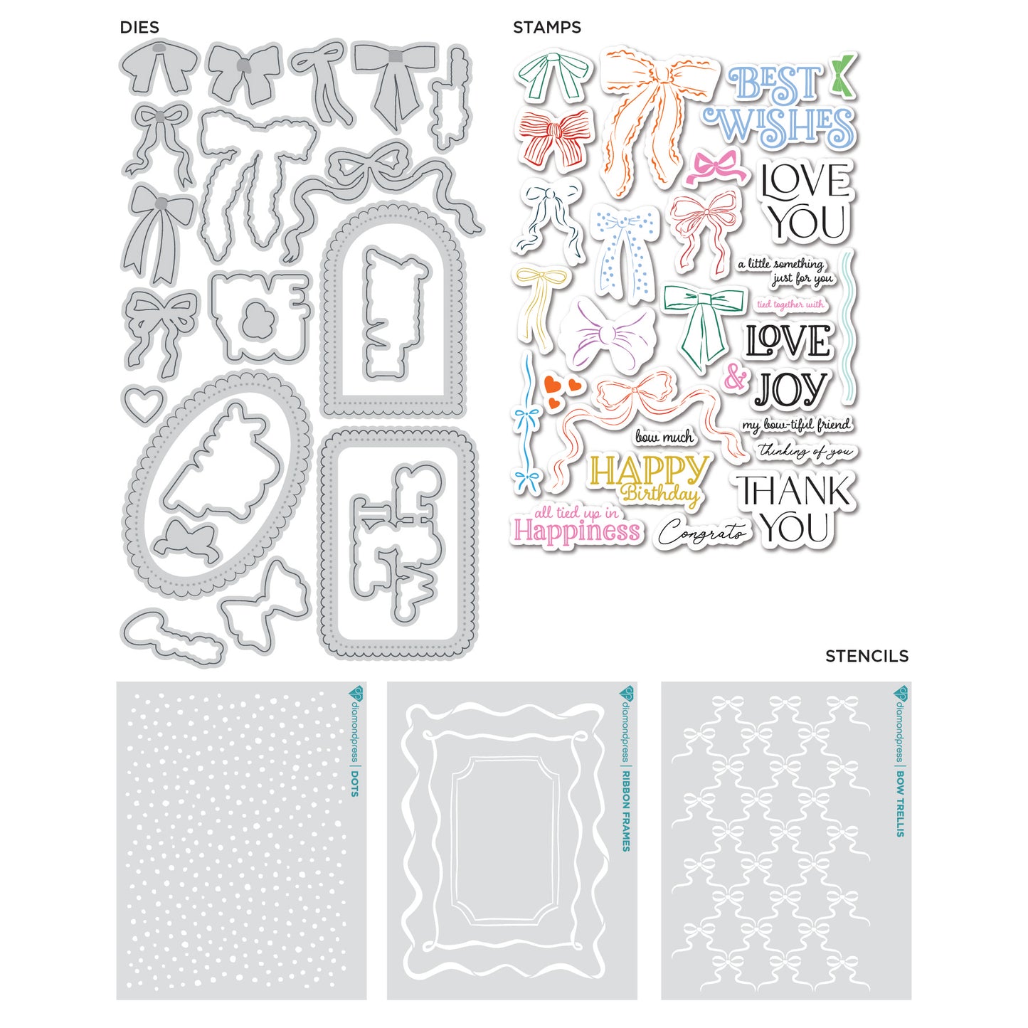 DP Bows Stamp and Die Kit