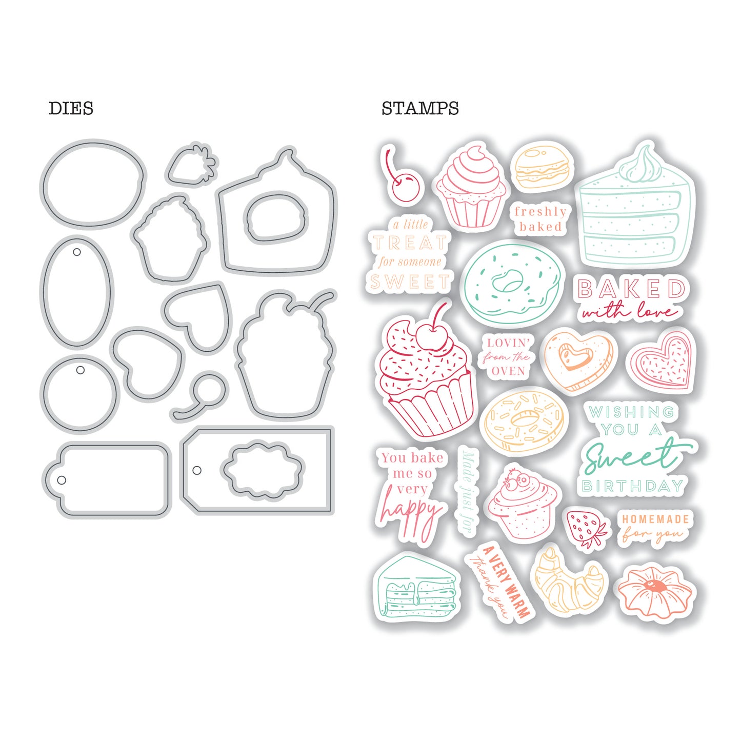 DP Baking Spirits Bright Stamp and Die EVERYDAY