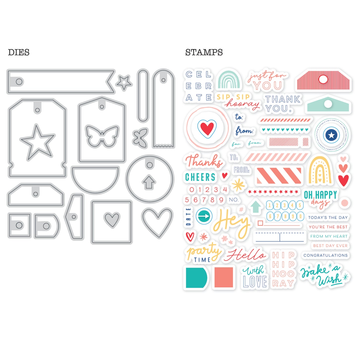 DP Tag Builder Stamp and Die EVERYDAY