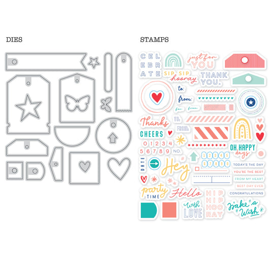 DP Tag Builder Stamp and Die EVERYDAY