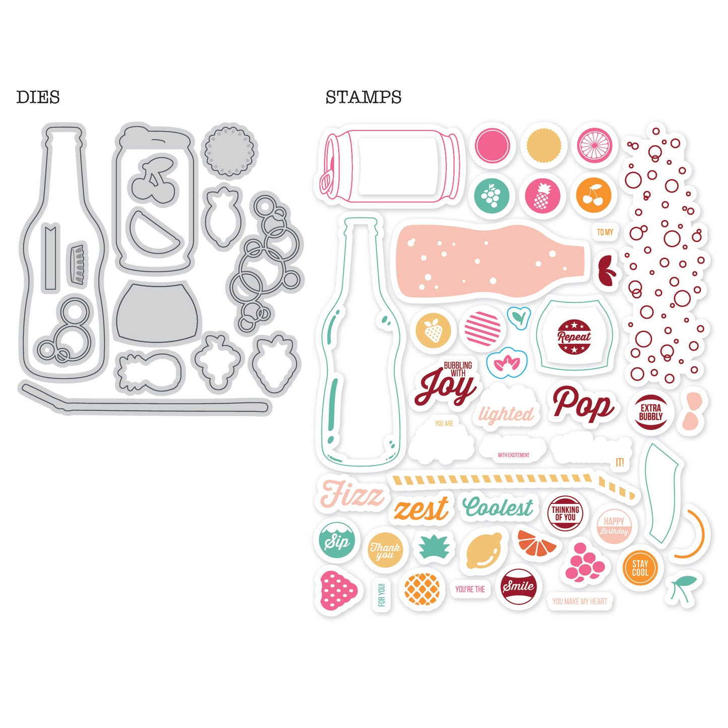 DP Soda-lightful Stamp and Die Kit