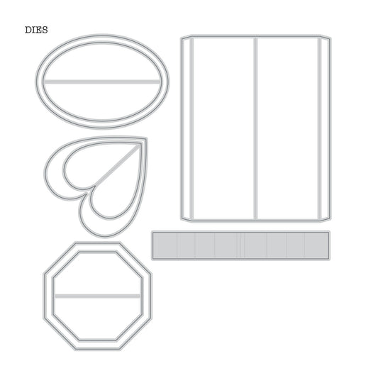 DP Unique Folding Dies Kit - Grand Marquise